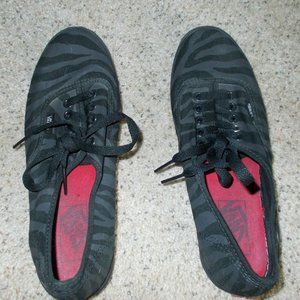 Vans black and grey sneakers 7 1/2